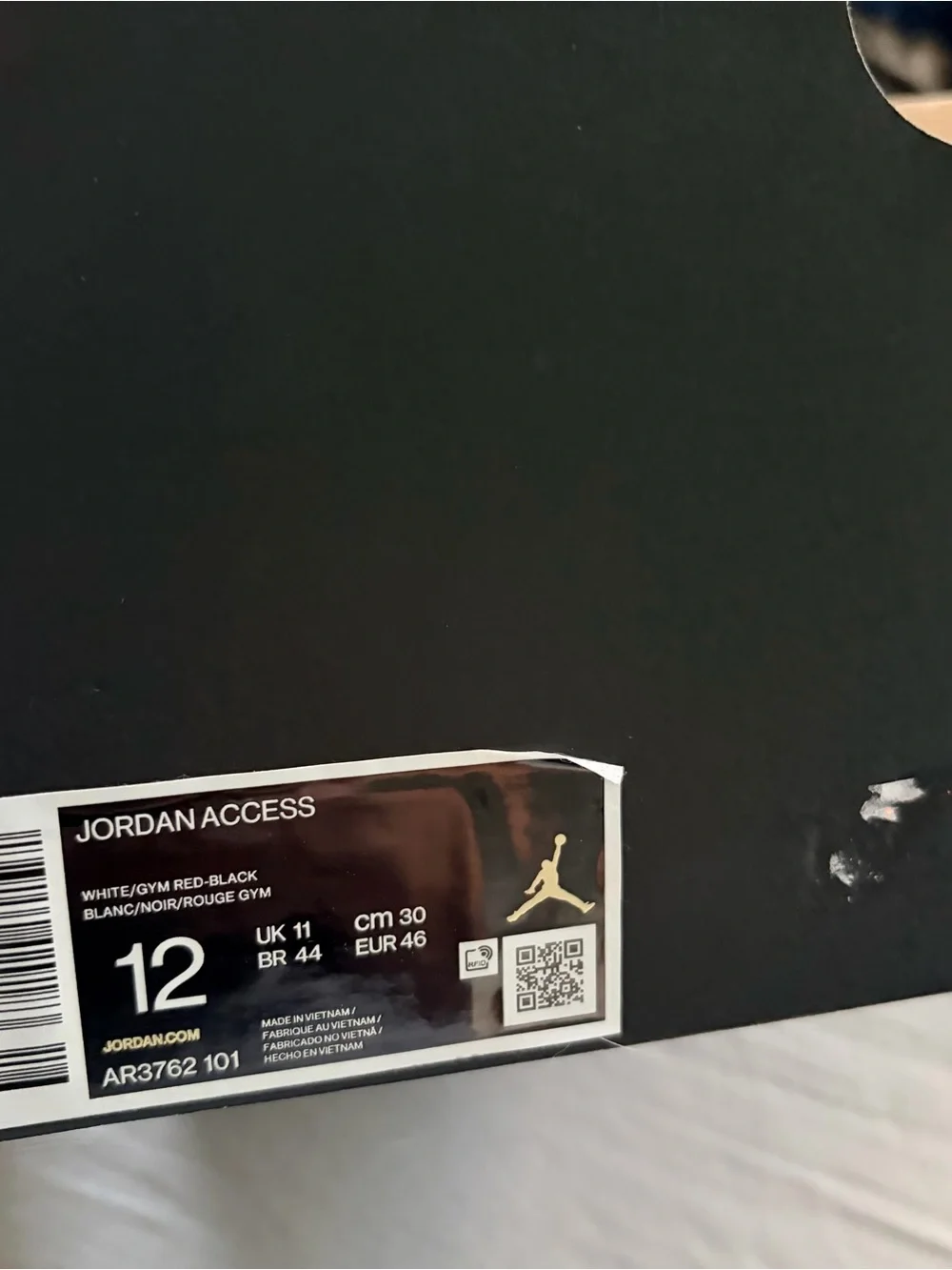 Jordan Access Sneakers  White / Gym Red - Black Jumpman